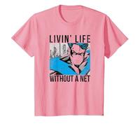 Batman Nightwing Without a Net Camiseta, Niños, Rosado, 4 años