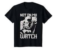 Batman Not On My Watch Illustration Camiseta, Niños, Negro, 8 años
