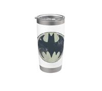 Batman Old Time Logo Vaso térmico de acero inoxidable de doble pared