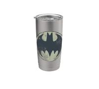 Batman Old Time Logo Vaso térmico de acero inoxidable de doble pared