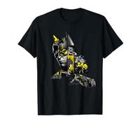 Batman Panel Portrait and Batmobile Camiseta
