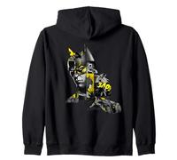 Batman Panel Portrait and Batmobile Sudadera con Capucha