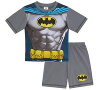 Batman - Pijama de Manga Corta para Niños - 100% Algodón - 7-8 Años: 128cm