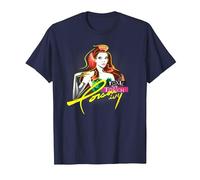 Batman Poison Ivy Camiseta, Hombre, Azul Marino, S