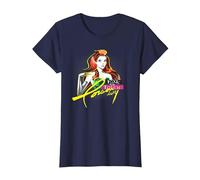Batman Poison Ivy Camiseta, Mujer, Azul Marino, XL