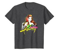 Batman Poison Ivy Camiseta, Niños, Jaspeado Oscuro, 4 años