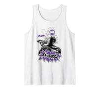 Batman Purple Kanji Skyline Camiseta sin Mangas