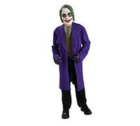 Batman Rubies Disfraz Joker para niño, Chaqueta con chaleco impreso y máscara de EVA moldeada en 3D, Oficial de Joker the dark knight trilogy, ideal para halloween, navidad, carnaval y cumpleaños.
