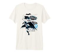 Batman Running Black and Blue Kanji Camiseta Premium
