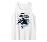 Batman Running Black and Blue Kanji Camiseta sin Mangas