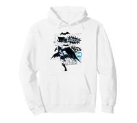 Batman Running Black and Blue Kanji Sudadera con Capucha