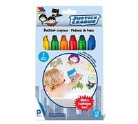 Batman- Set de rotuladores y Esponja para el baño con 6 Colores Diferentes (Molto 17747), Color/Modelo Surtido