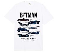 Batman Silhouette Batmobiles Comfort Colors Adult Heavyweight T-Shirt