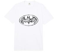Batman Sketch Logo Comfort Colors Adult Heavyweight T-Shirt