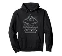 Batman Stacked Triangles Logo Sudadera con Capucha