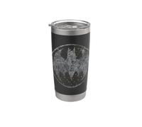 Batman Starry Night Shield Vaso térmico de acero inoxidable de doble pared