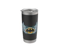 Batman Steel Wings Logo Vaso térmico de acero inoxidable de doble pared