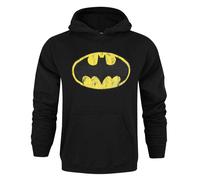 Batman Sudadera con capucha logotipo desgastado para hombre (NS4027)