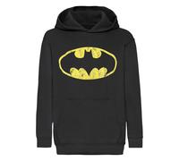 Batman Sudadera con logo de estilo desgastado para mujer (NS4224)