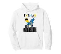 Batman Swinging Over City Sudadera con Capucha