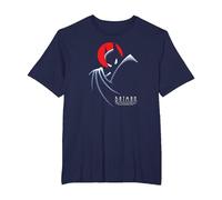 Batman: The Animated Series Behind The Cape Camiseta, Hombre Tallas Grandes, Azul Marino, 6X Alto