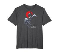 Batman: The Animated Series Behind The Cape Camiseta, Hombre Tallas Grandes, Jaspeado Oscuro, 6X Alto