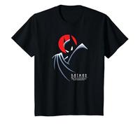 Batman: The Animated Series Behind The Cape Camiseta, Niños, Negro, 10 años