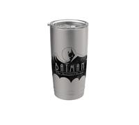 Batman: The Animated Series One Color Logo Vaso térmico de acero inoxidable de doble pared