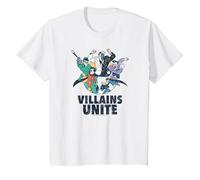 Batman: The Animated Series Unite Camiseta, Niños, Blanco, 4 años