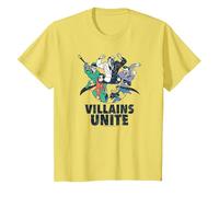 Batman: The Animated Series Unite Camiseta, Niños, Limón, 10 años