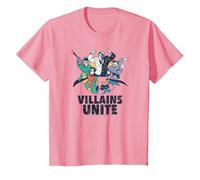 Batman: The Animated Series Unite Camiseta, Niños, Rosado, 10 años