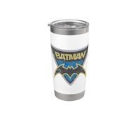 Batman: The Brave and the Bold Batman Shield Vaso térmico de acero inoxidable de doble pared