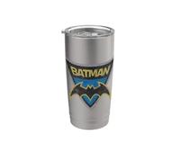 Batman: The Brave and the Bold Batman Shield Vaso térmico de acero inoxidable de doble pared