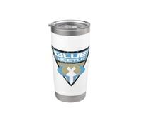 Batman: The Brave and the Bold Blue Beetle Shield Vaso térmico de acero inoxidable de doble pared
