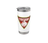 Batman: The Brave and the Bold Firestorm Shield Vaso térmico de acero inoxidable de doble pared