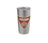 Batman: The Brave and the Bold Firestorm Shield Vaso térmico de acero inoxidable de doble pared