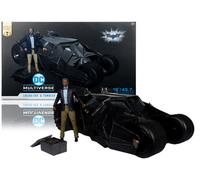 Batman The Dark Knight Batmobile Tumbler & Lucius Fox Oro Label McFarlane Toys