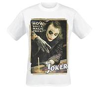 BATMAN THE DARK KNIGHT Camiseta de Manga Corta Magic Trick para Hombre