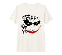 Batman The Dark Knight Joker Jokes on You Camiseta Premium