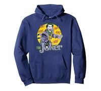 Batman The Joker Sudadera con Capucha, Unisex para Adultos, Azul Marino, XXL