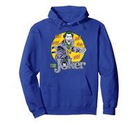 Batman The Joker Sudadera con Capucha, Unisex para Adultos, Azul Real, XXL