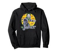Batman The Joker Sudadera con Capucha, Unisex para Adultos, Negro, XL