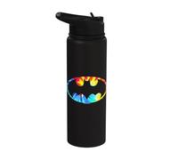 Batman Tie Dye Batman Logo Stainless Steel Insulated Water Bottle