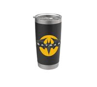 Batman Unlimited Tech Logo Vaso térmico de acero inoxidable de doble pared