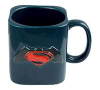 Batman v Superman Dawn of Justice Logotipo 3D diseñado estilizado Taza de alta c
