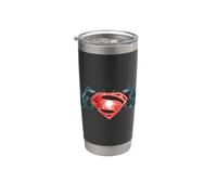 Batman v Superman Industrial Logo Vaso térmico de acero inoxidable de doble pared