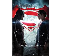 Batman v Superman Showdown Póster, Madera, Multicolor