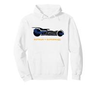 Batman v Superman The Batmobile Drawing Sudadera con Capucha