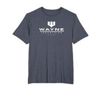 Batman Wayne Logo on Black Camiseta, Hombre Tallas Grandes, Azul Jaspeado, 4X Alto