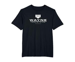 Batman Wayne Logo on Black Camiseta, Hombre Tallas Grandes, Negro, 4X Alto